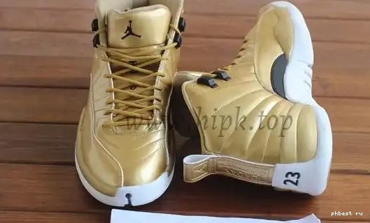 Authentic Air Gold 12 Jordan Pinnacle 0513